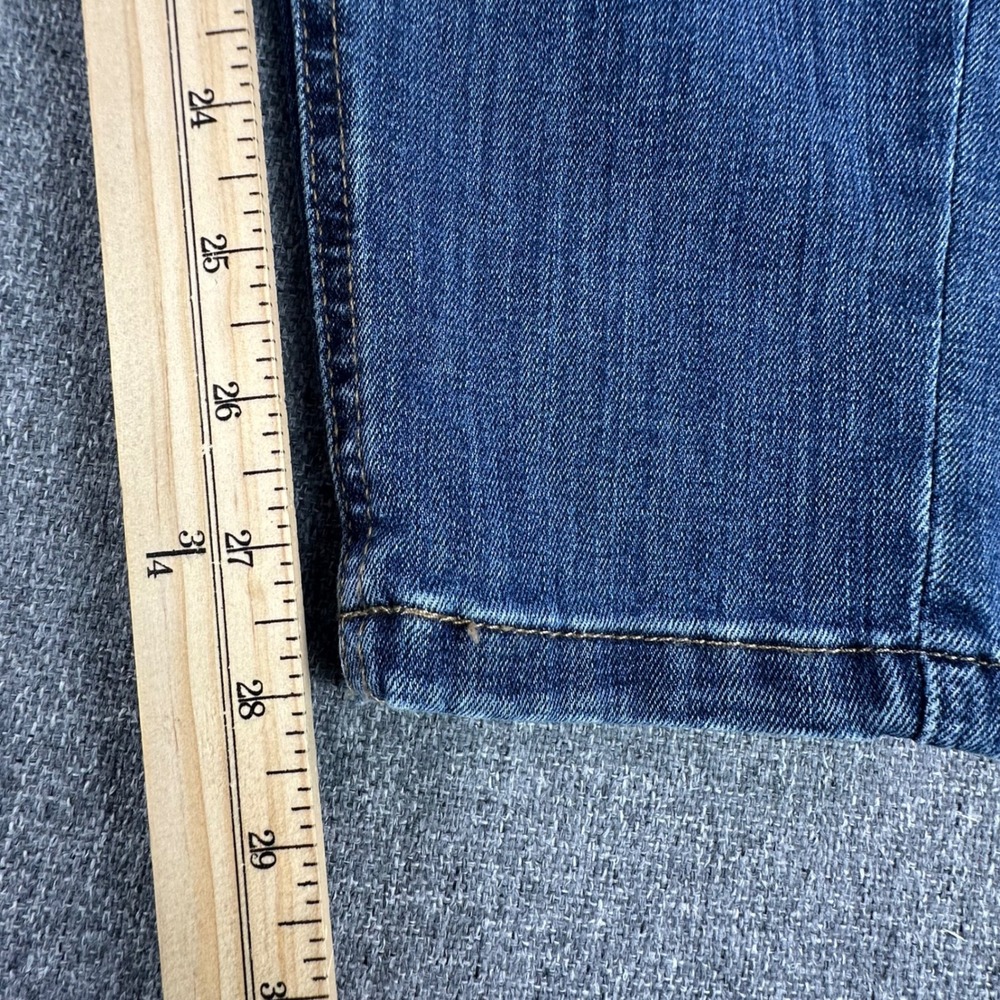 L.L.Bean Jeans Womens 10 Pet 1912 Skinny Blue Coolmax Tencel Stretch Excellent - Picture 9 of 12